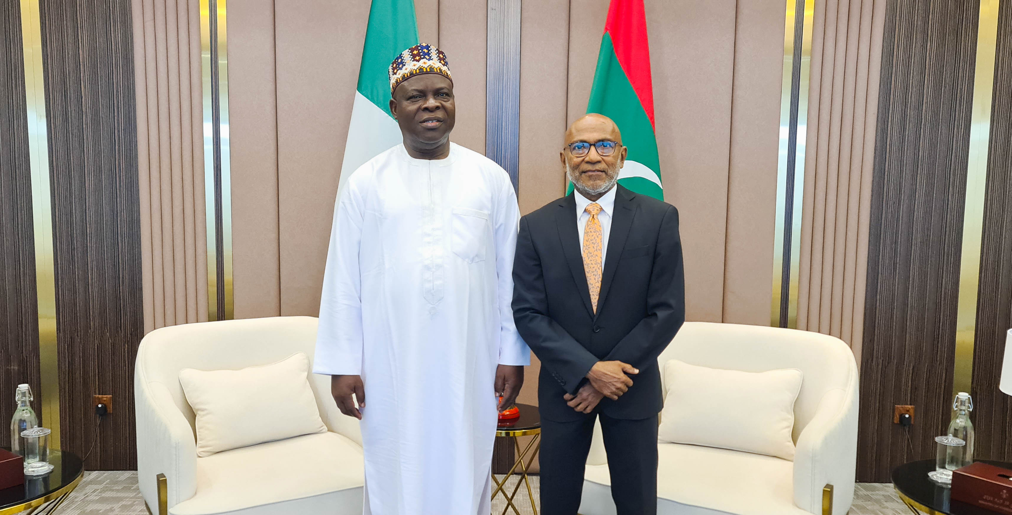 The High Commissioner of Nigeria pays a farewell call on Foreign Secretary