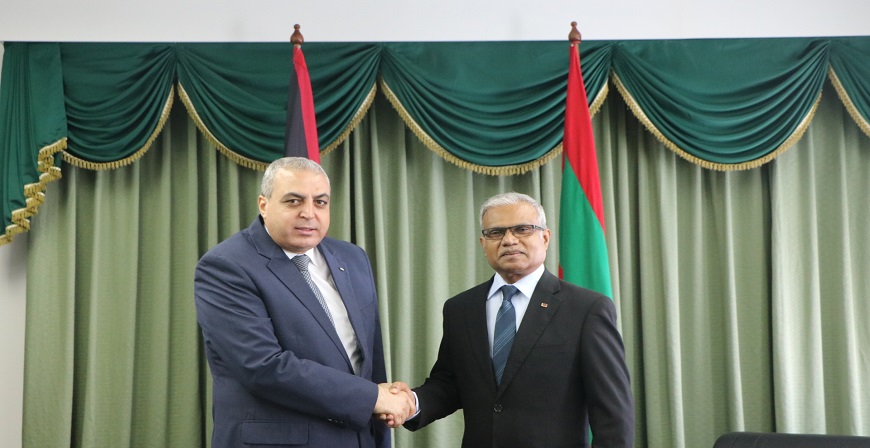 ފަލަސްތީން ސަރުކާރުން ރާއްޖެއަށް ކަނޑައަޅުއްވާފައި ހުންނަވާ ސަފީރު، ފޮރިން މިނިސްޓަރާއި ބައްދަލުކުރެއްވުން