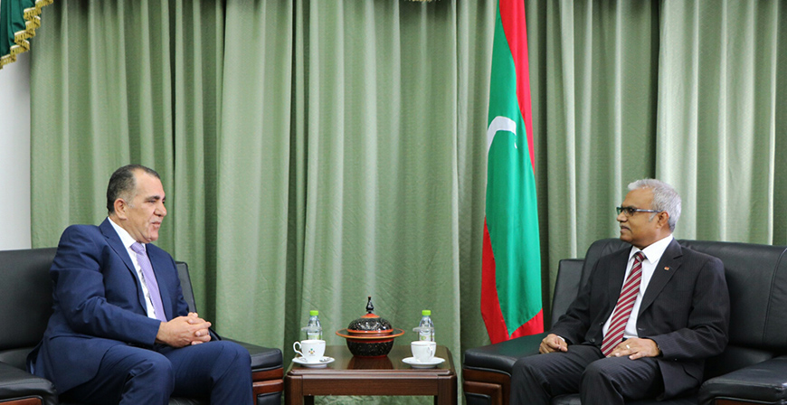 ލުބްނާންގައި ހުންނަވާ ދިވެހިރާއްޖޭގެ އޮނޮރަރީ ކޮންސުލް ޖެނެރަލް، ފޮރިން މިނިސްޓަރާ ބައްދަލުކުރެއްވުން